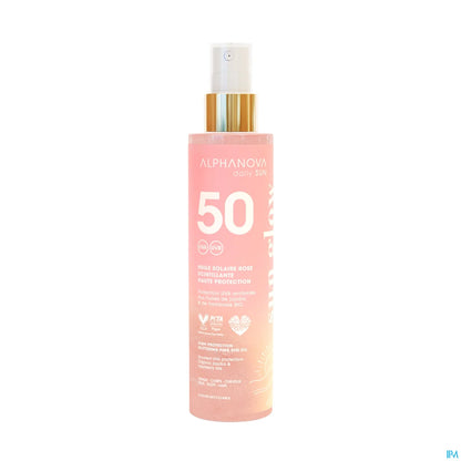 Olio solare alla rosa scintillante SPF50 125 ml