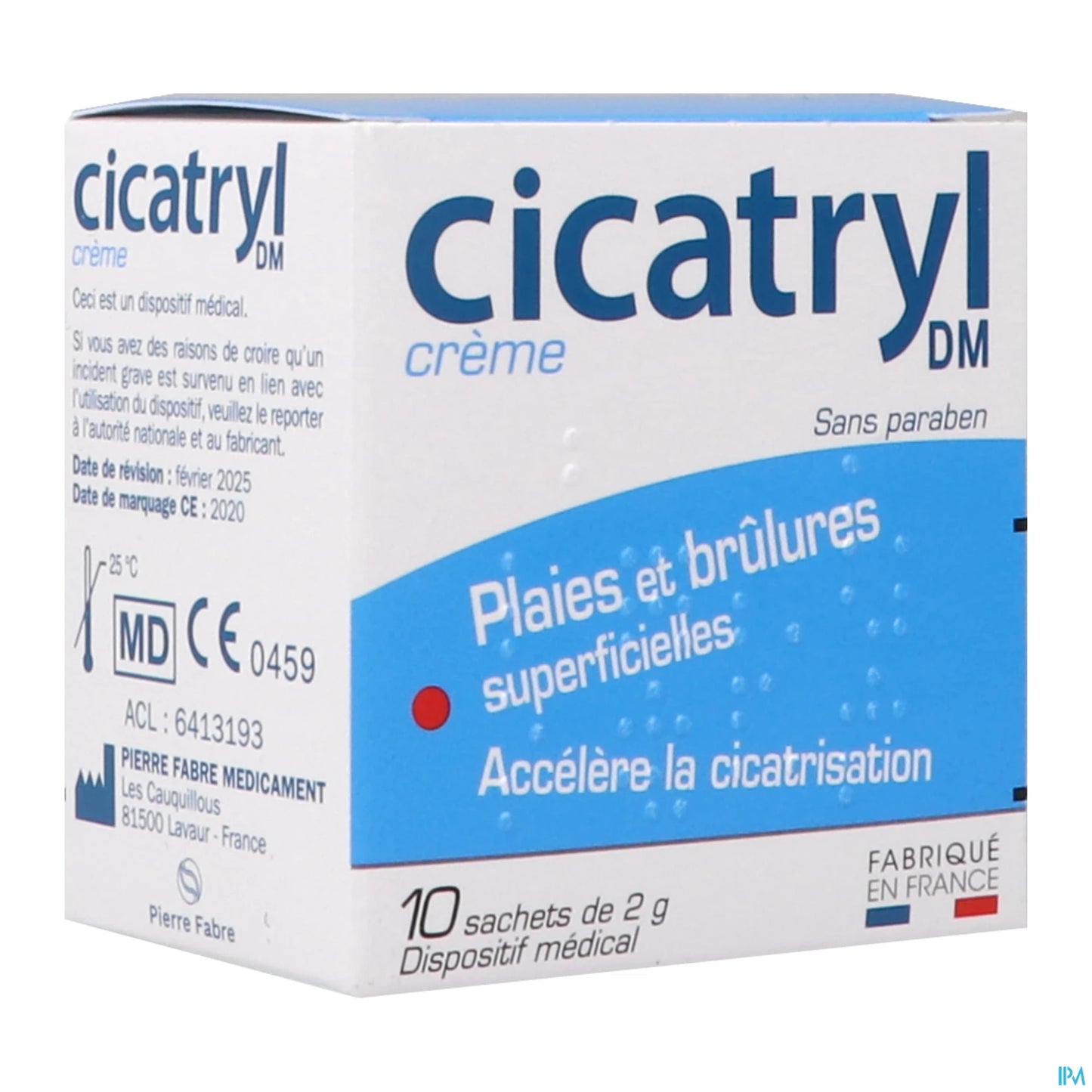 Cicatryl Crème Sachets 2 g Boite de 10