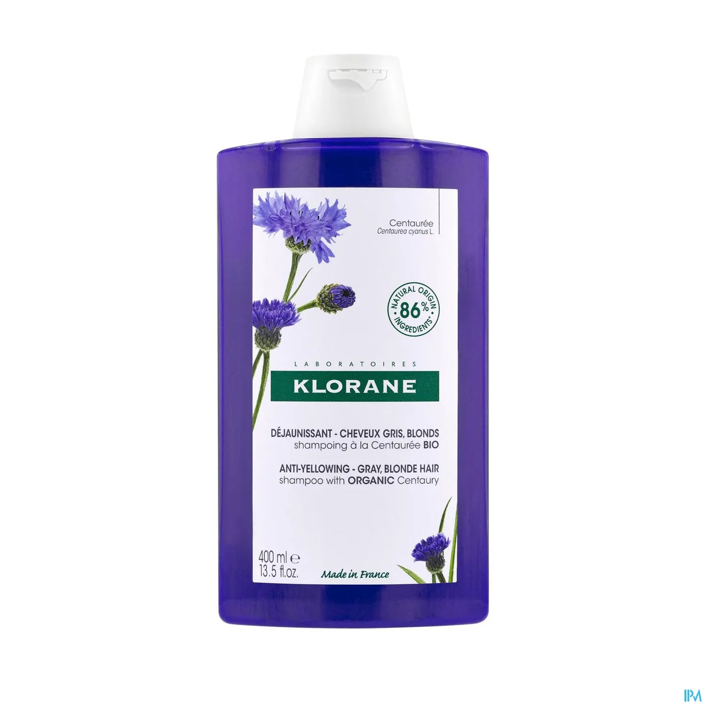 Shampoo antigiallo con centaurea biologica 400 ml