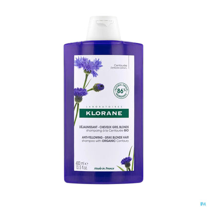 Shampoo antigiallo con centaurea biologica 400 ml