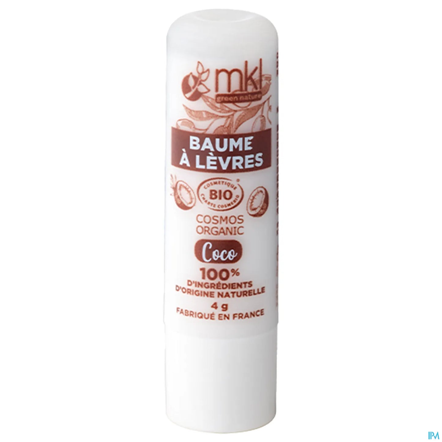 Baume Lèvres Bio Coco 4g