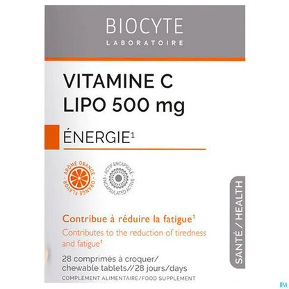 Chewable Lipo Vitamin C 500mg 28 Tablets