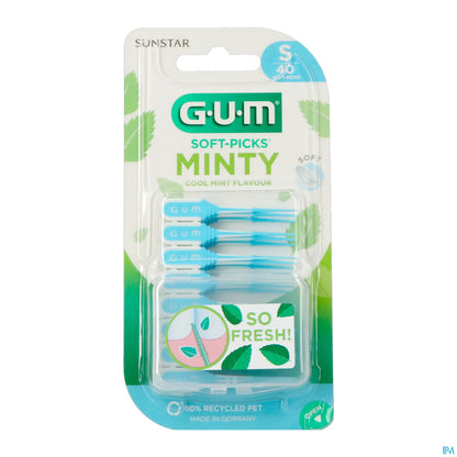 G.U.M Soft-Picks Comfort Flex Cool Mint Small 40 Unités