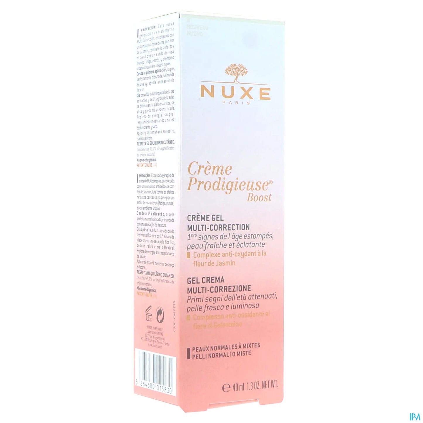 Crème Prodigieuse Boost Crema-Gel Multi-correzione 40ml Pelle da normale a mista