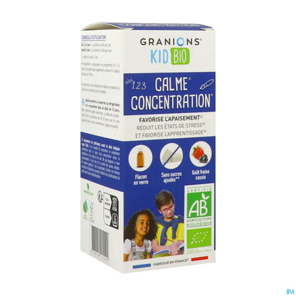 Kid Bio Calme et Concentration 125 mL