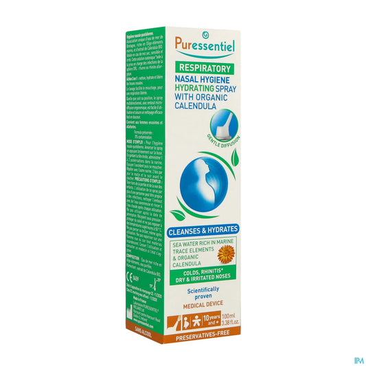 Spray idratante per l'igiene nasale delle vie respiratorie 100 ml