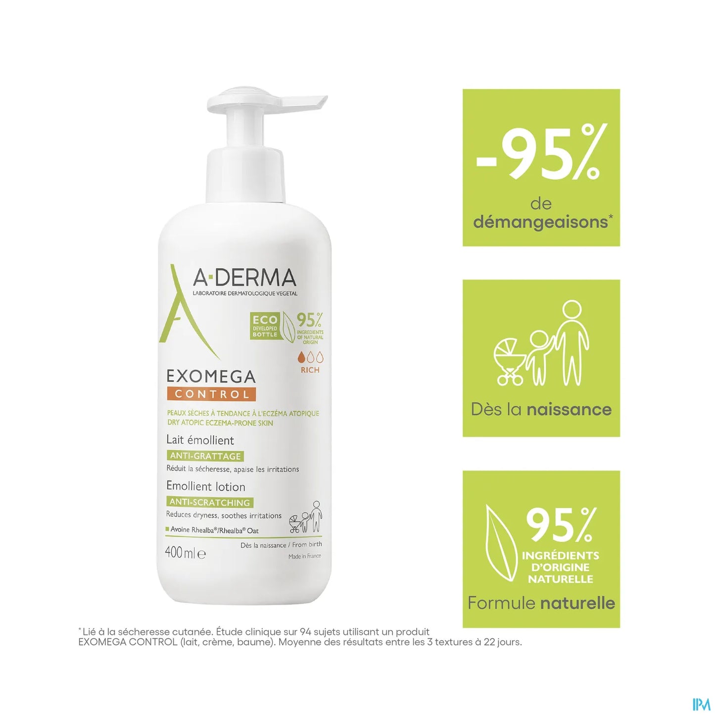 Exomega Control Latte Emolliente Antiprurito Eco Flacone 400ml