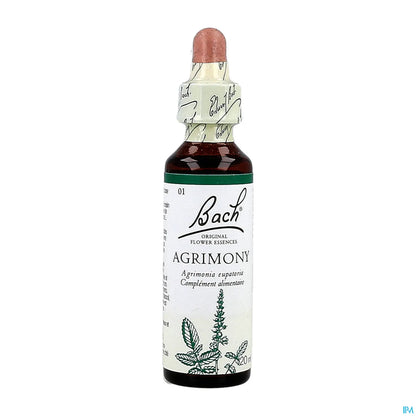 Agrimony N°01 Fleurs de Bach 20ml