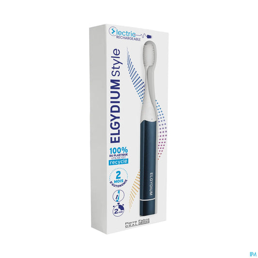 Spazzolino elettrico in stile denim scuro