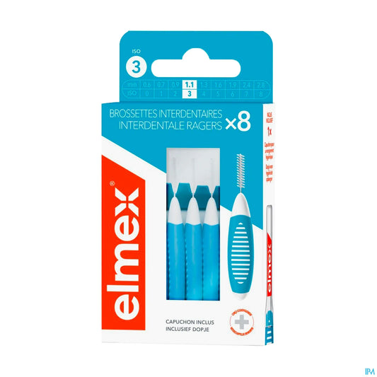 Interdental Brushes 1.1mm Size 3 Box of 8