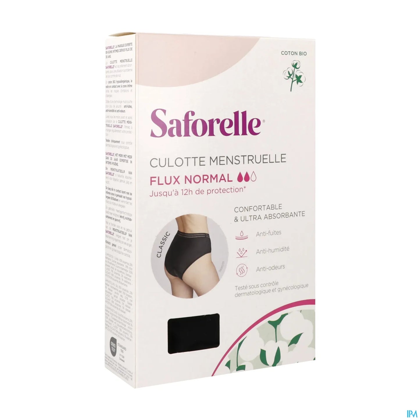 Mutandine mestruali Hipster flusso normale taglia 44