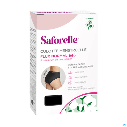Slip mestruali classici biologici a flusso normale, taglia 34-36
