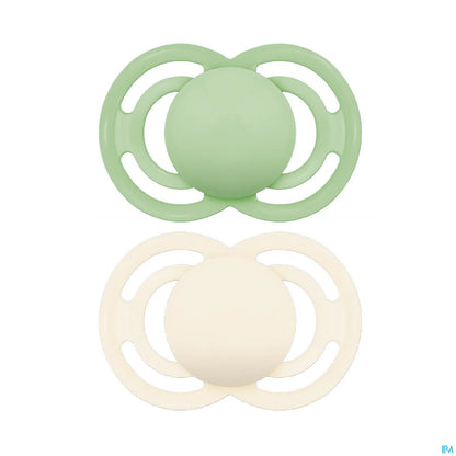 Ciuccio Perfect Tendance 18 mesi in silicone, confezione da 2