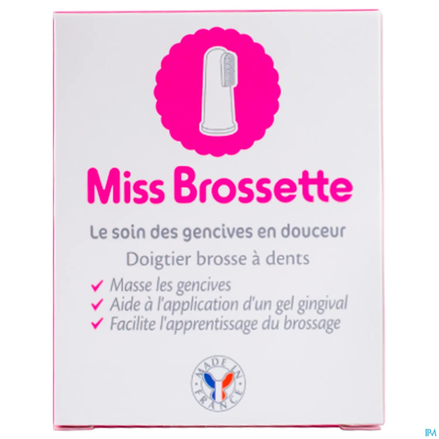 Miss Brossette Doigtier Brosse à Dents Boîte 1 Brossette