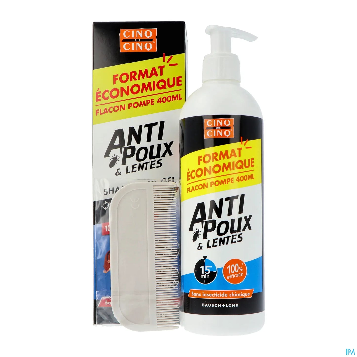 Shampoing Gel Anti-Poux et Lentes 400ml