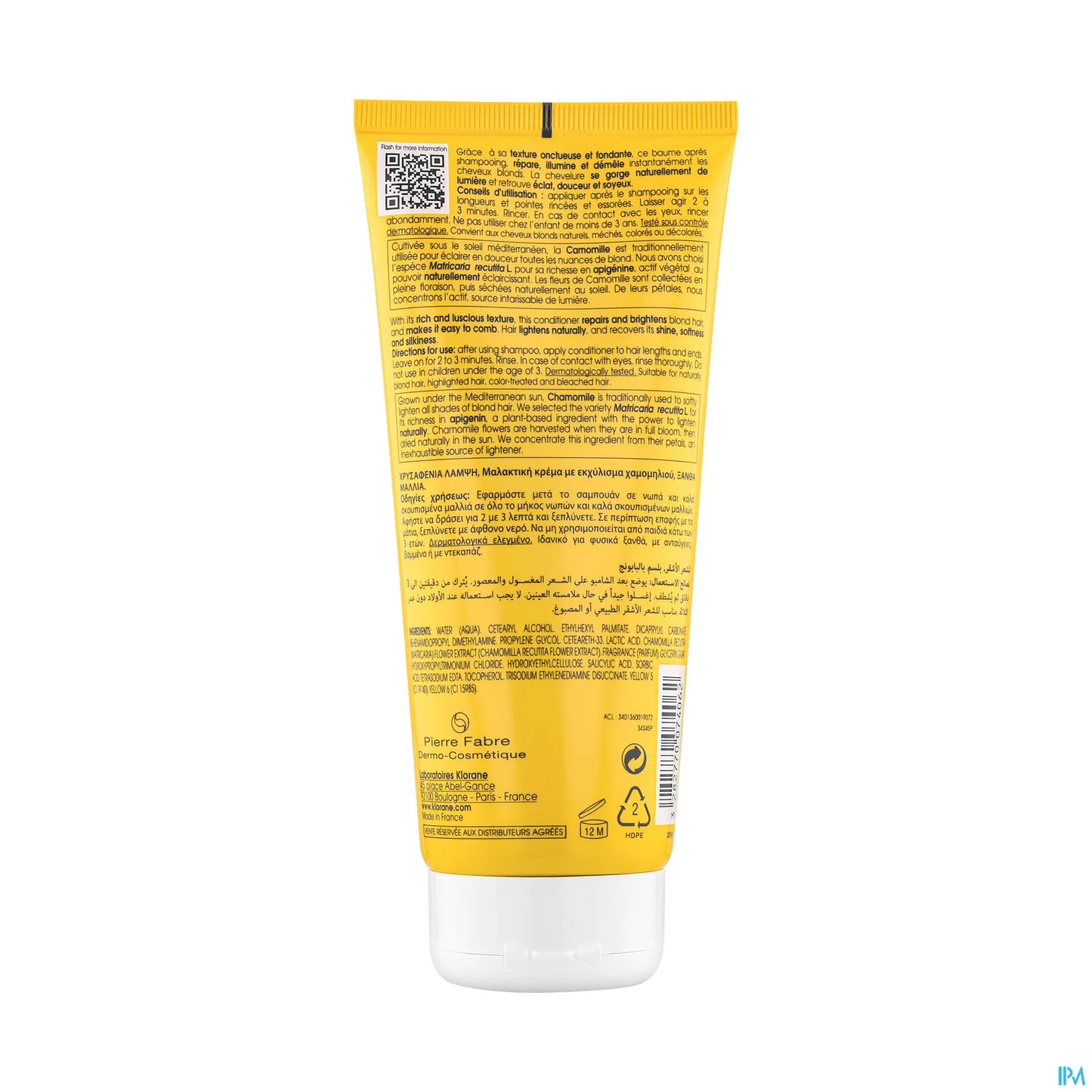 Baume Camomille Apres Shampoing 200 ml