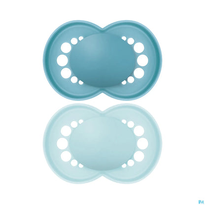 Ciucci originali Tendance in silicone 6 mesi e oltre blu 2 unità
