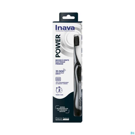 Power Brosse à Dents Électrique Premium Noir
