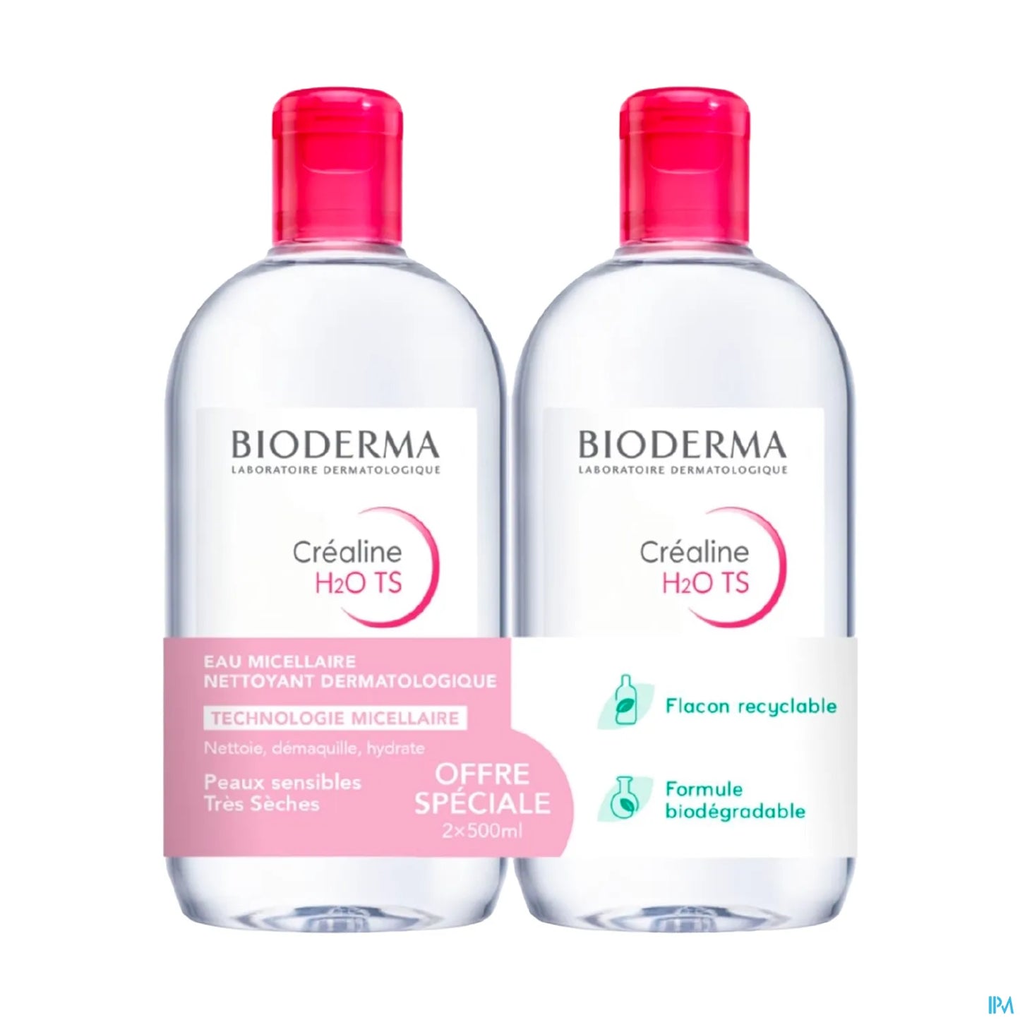 Créaline H2O TS Micellar Water 2x500ml