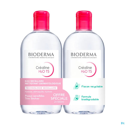 Créaline H2O TS Micellar Water 2x500ml