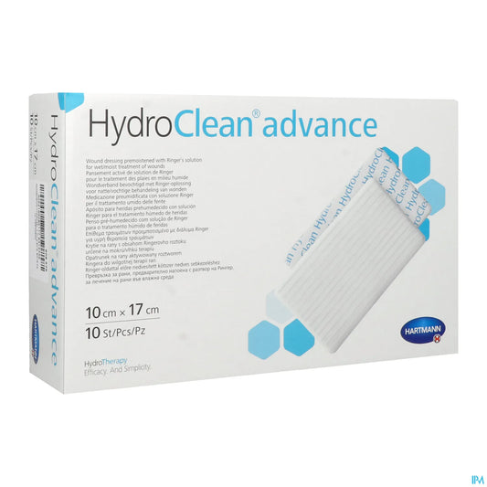 HydroClean Advance Pansement Irrigoabsorbant 10x17 cm Boîte de 10