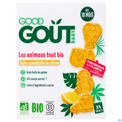 Biscuit Animaux Citron 80g