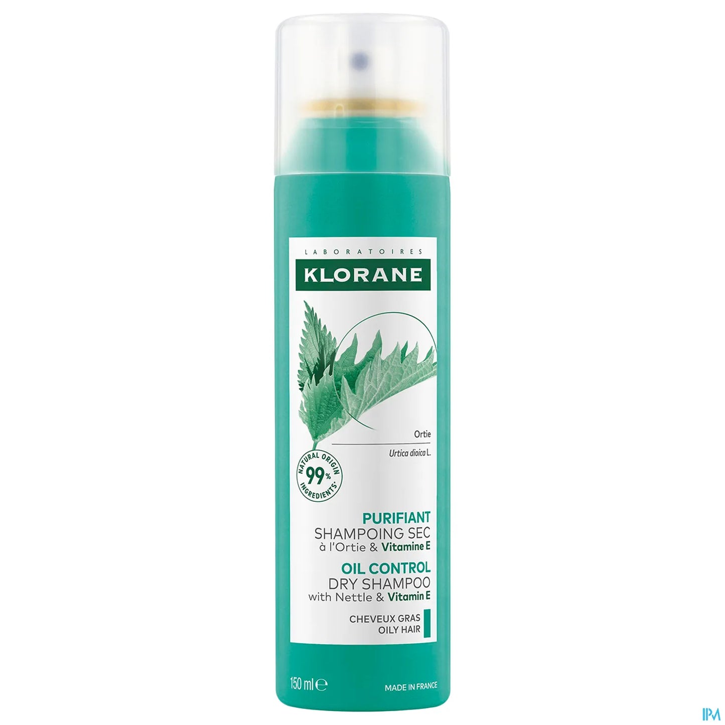 Shampoo secco all'ortica e vitamina E 150 ml