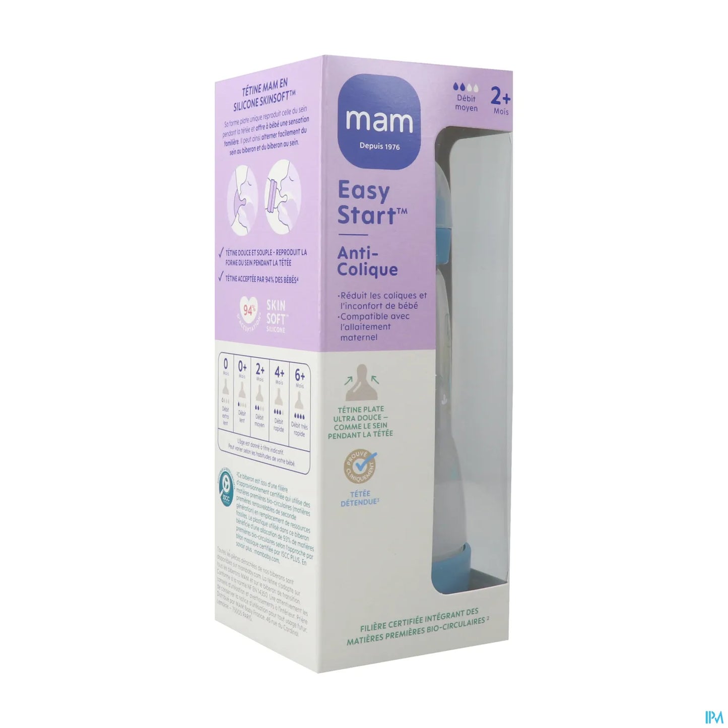 Easy Start Biberon Anti-Colique 260ml Ocean