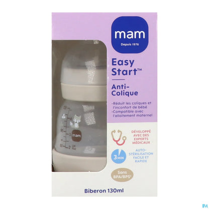 Biberon Easy Start Anti-Colic 130 ml Flusso 0 Mesi 0 Sabbia