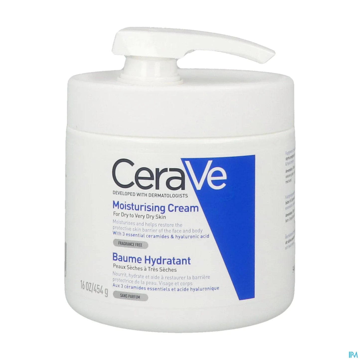 Baume Hydratant avec Pompe Pour Peau Très Sèche 454g