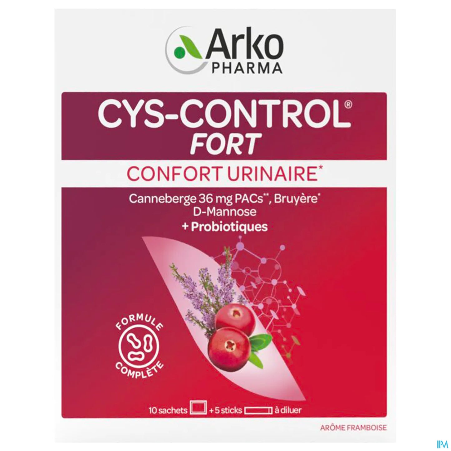 Cys-Control Fort 10 bustine + 5 stick