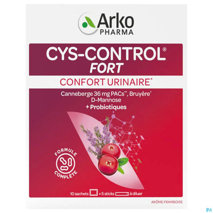 Cys-Control Fort 10 bustine + 5 stick