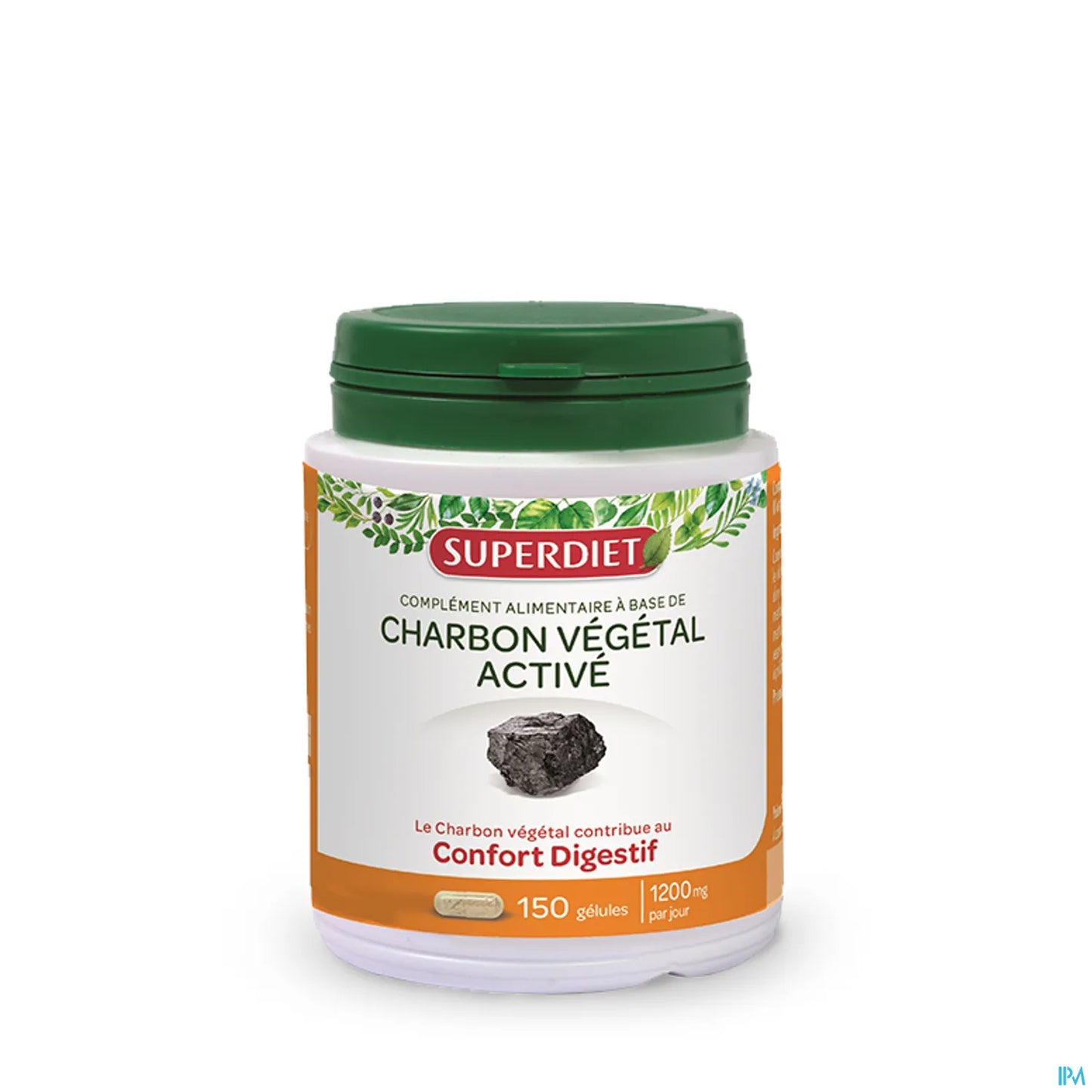 Charbon Végétal Activé 150 Gélules