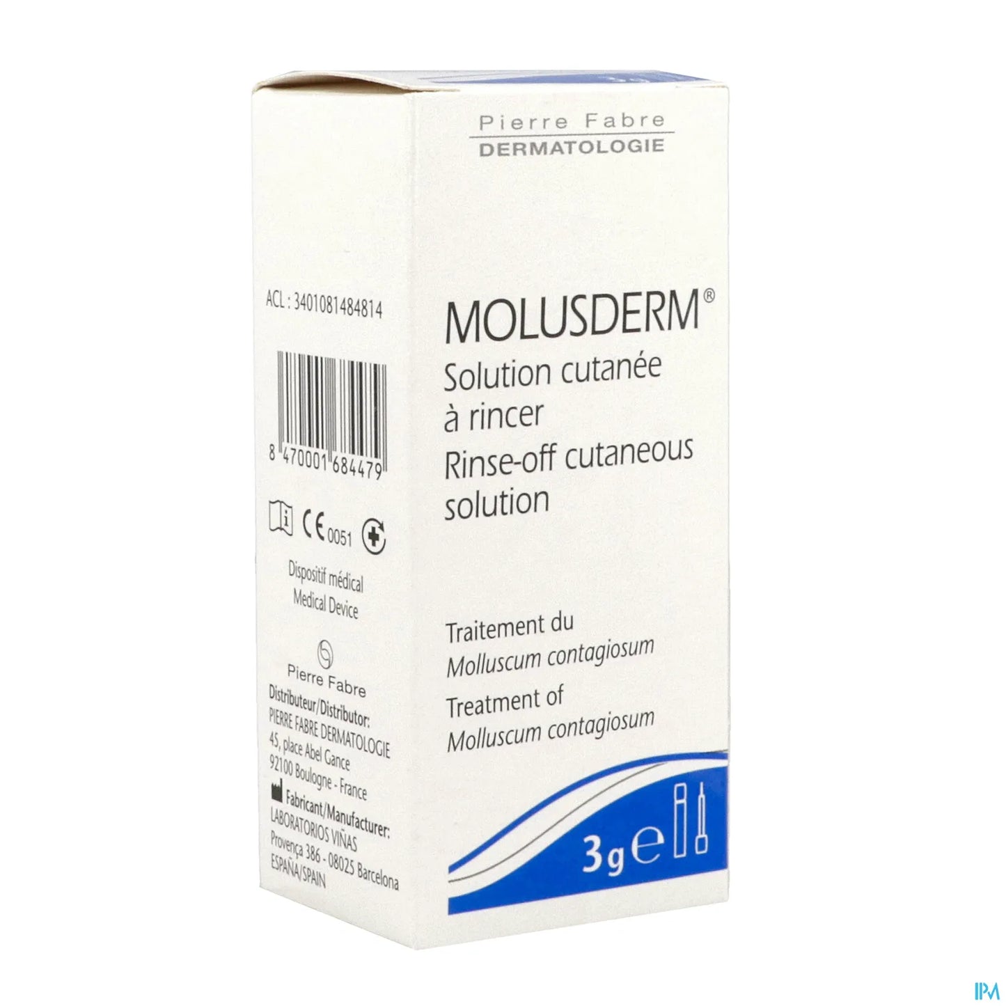 Molusderm Skin Solution Molluscum Contagiosum 3G