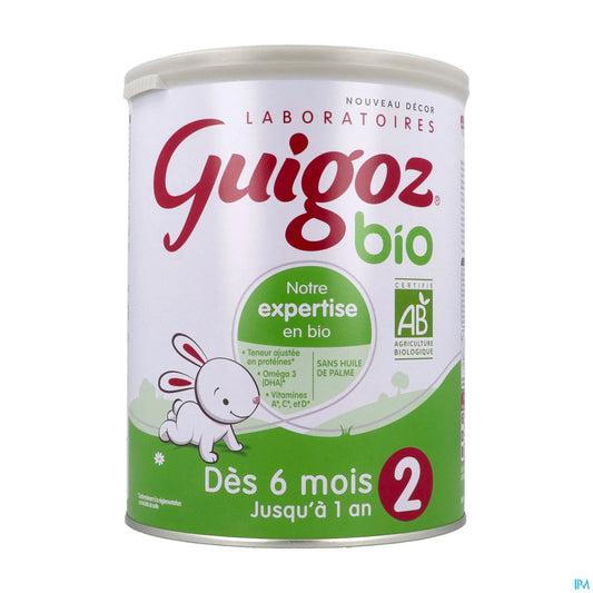 Nestlé Guigoz Bio 2 Latte in polvere 2a età Scatola 800g