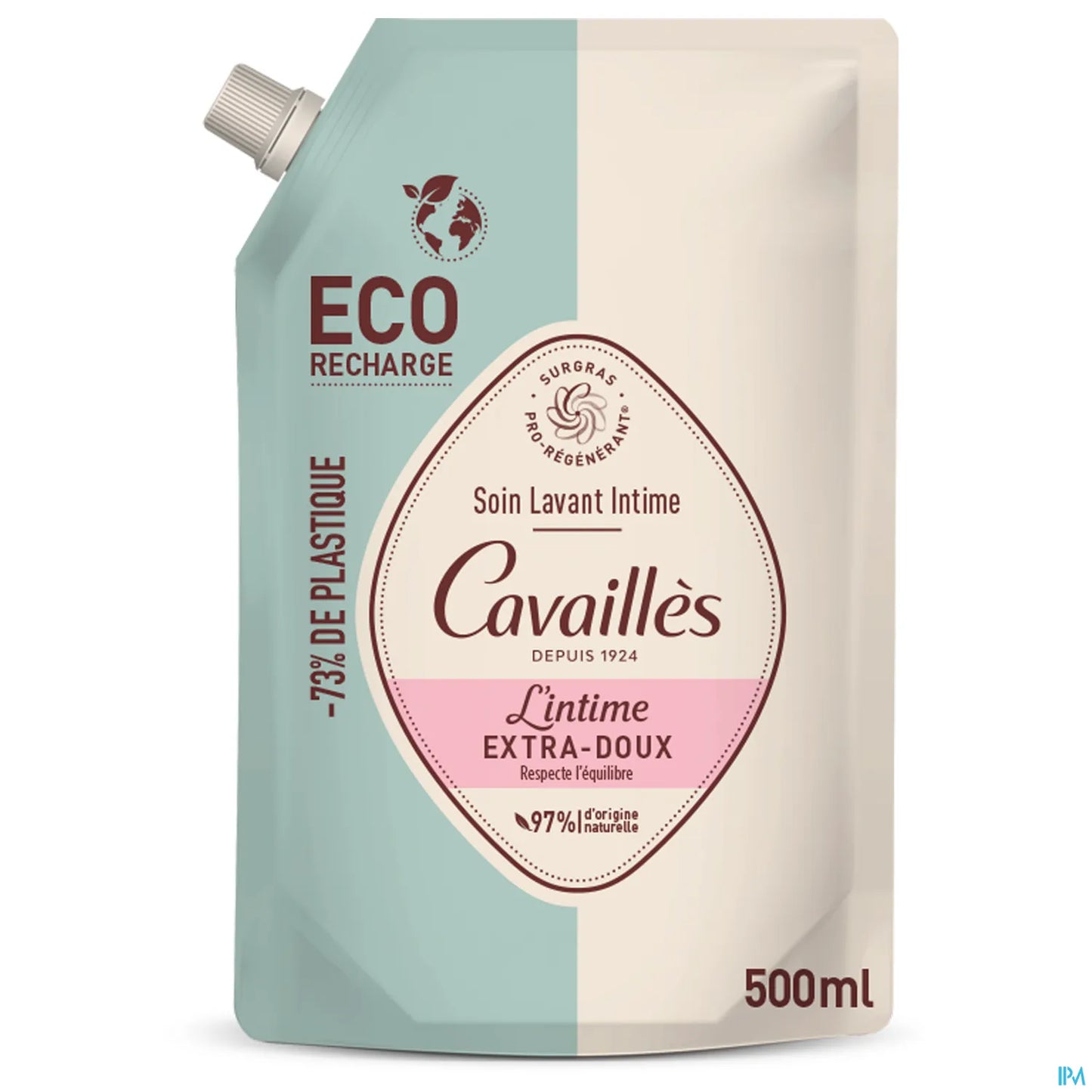 Rogé Cavaillès Intimate Moisturizing Cleansing Care 97 Percent Natural Origin 500 ml