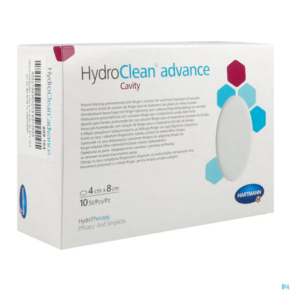 Paul Hartmann HydroClean Advance Cavity Pansement Irrigo-Absorbant Ovale 4x8cm B/10