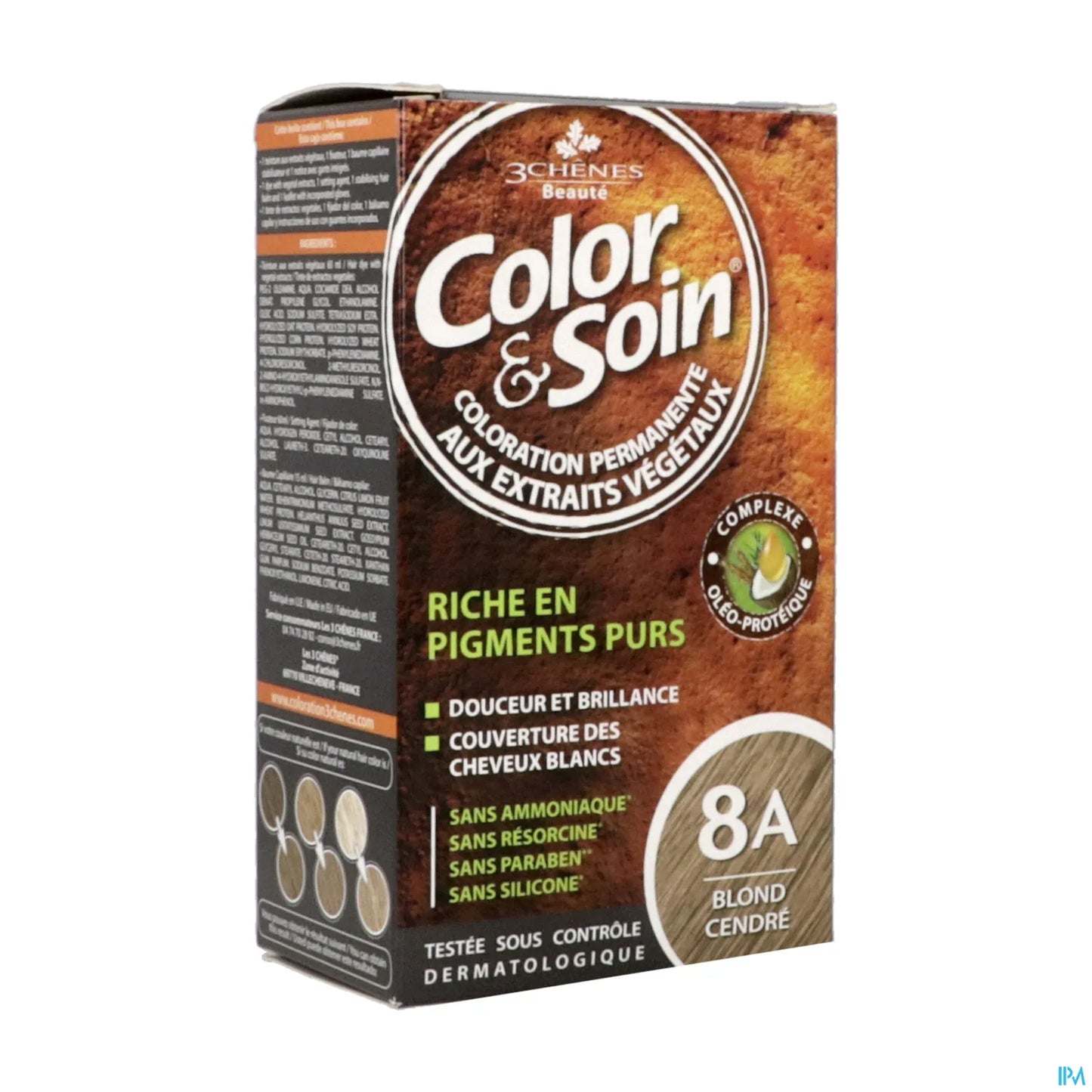 3 Chênes Color &amp; Soin Biondo Cenere 8A