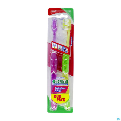 G.U.M Brosse a Dents Technique Pro Souple 1525 X2