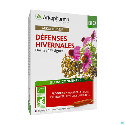 Défenses Hivernales Bio 20 Ampoules 10 ml