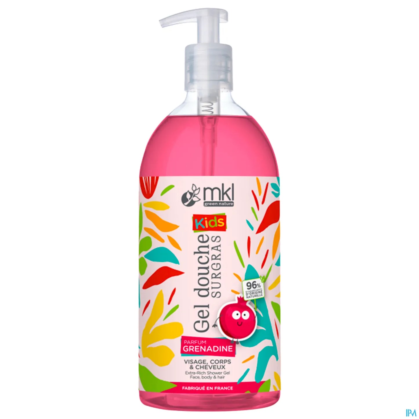 Green Nature Shower Gel Kids 1L Granatina