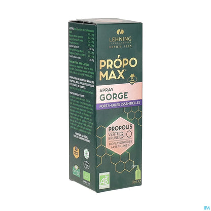 Propomax Spray Gorge Fort Huiles Essentielles 30ml
