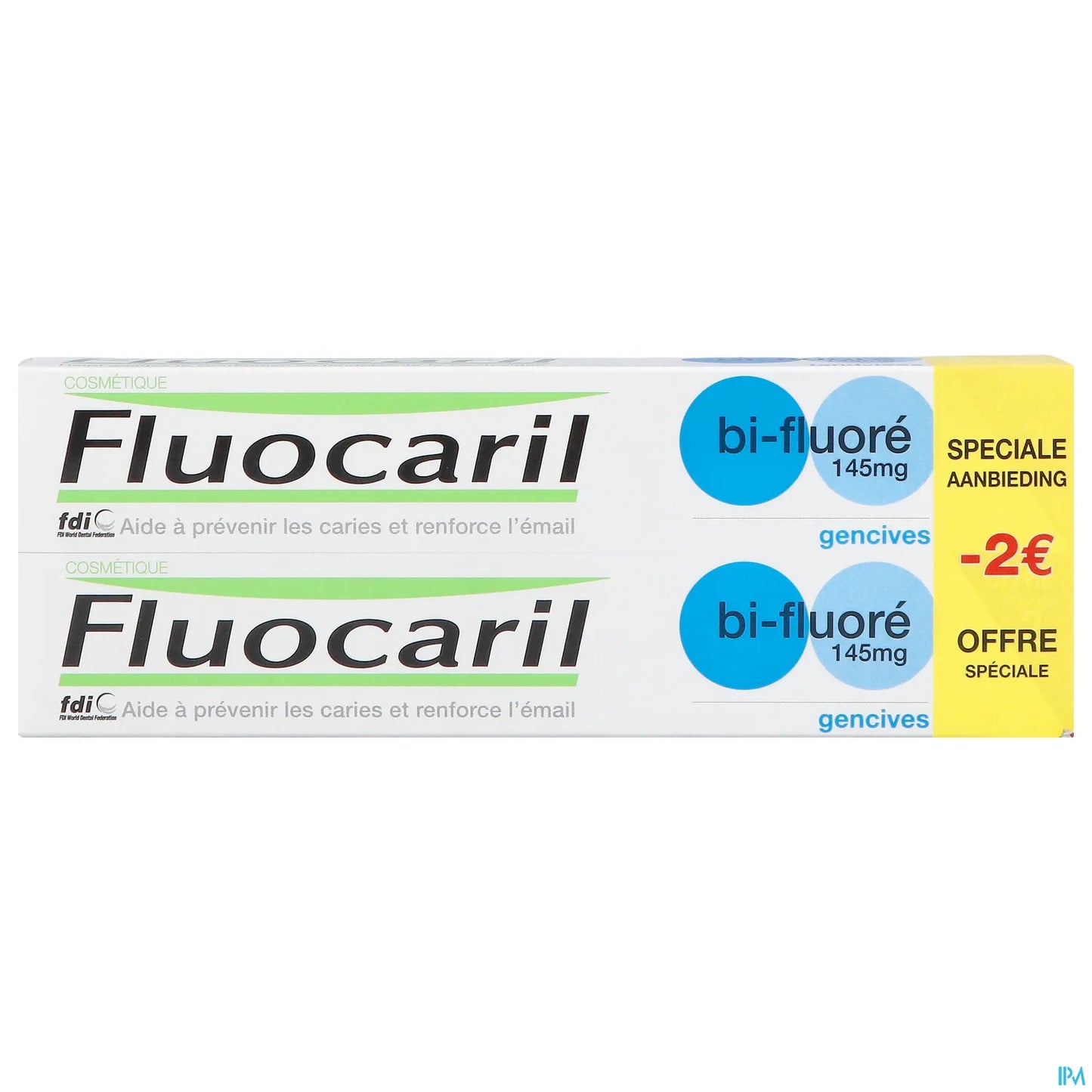 Dentifrice Bi-Fluoré Gencives 145 mg Lot de 2 x 75 ml