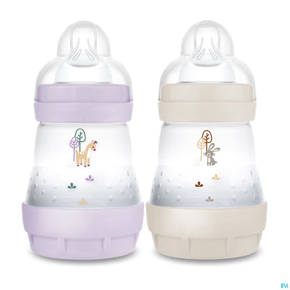 Lot de 2 Biberons Easy Start Anti-Coliques 160 ml Lilas Sable