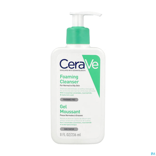 Gel Moussant Nettoyant pour Peau Normale à Grasse 236ml