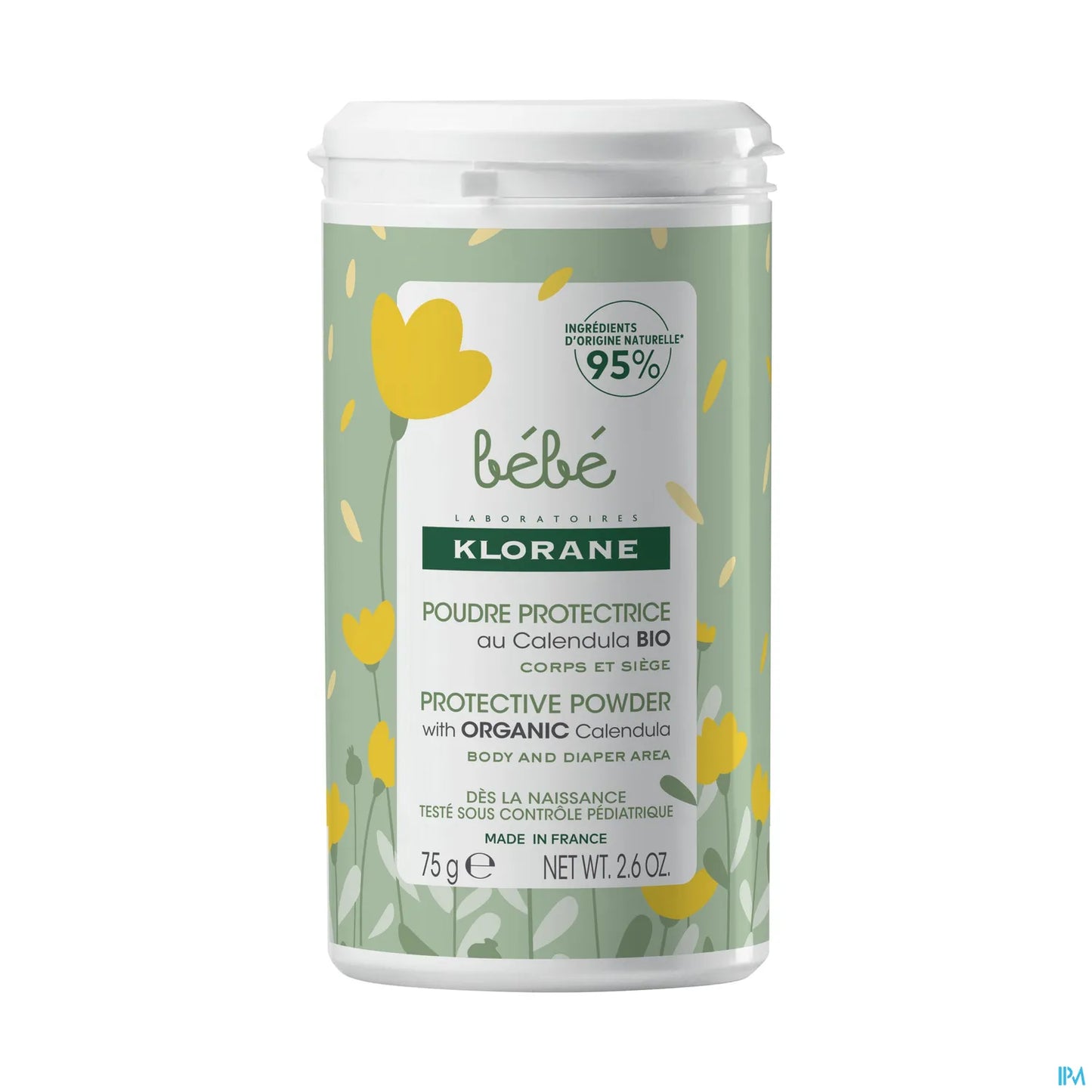 Polvere protettiva per WC per bambini Calendula lenitiva 100 g