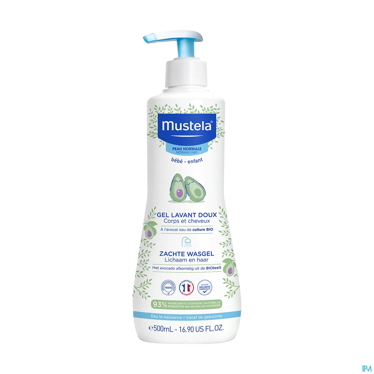 Gel detergente delicato all'avocado 500 ml