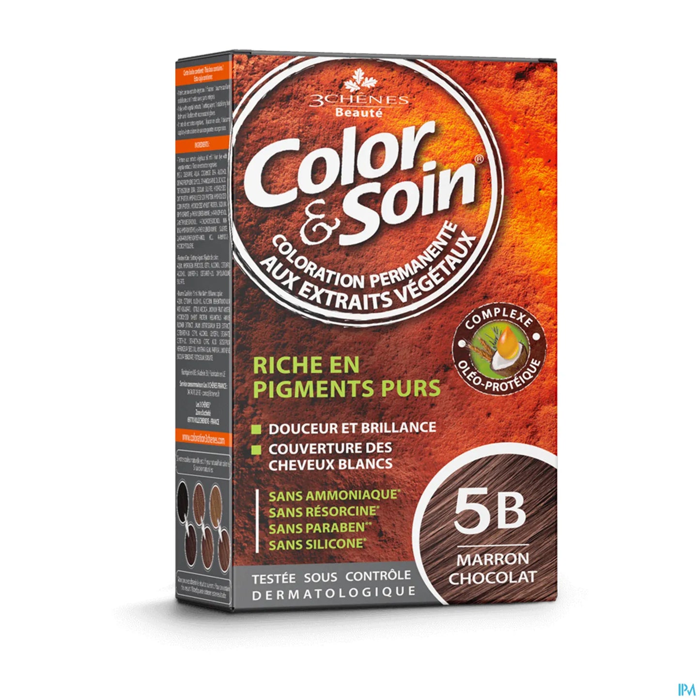 3 Chênes Color &amp; Soin Marrone Cioccolato 5B - Colorazione Permanente