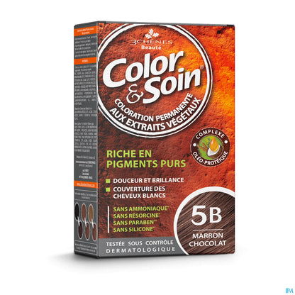 3 Chênes Color &amp; Soin Marrone Cioccolato 5B - Colorazione Permanente