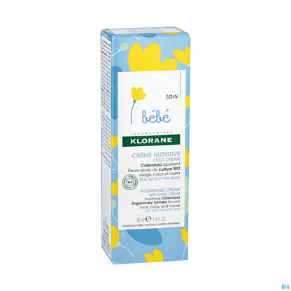 Crema Nutriente per Bambini con Cold Cream e Calendula 40 ml